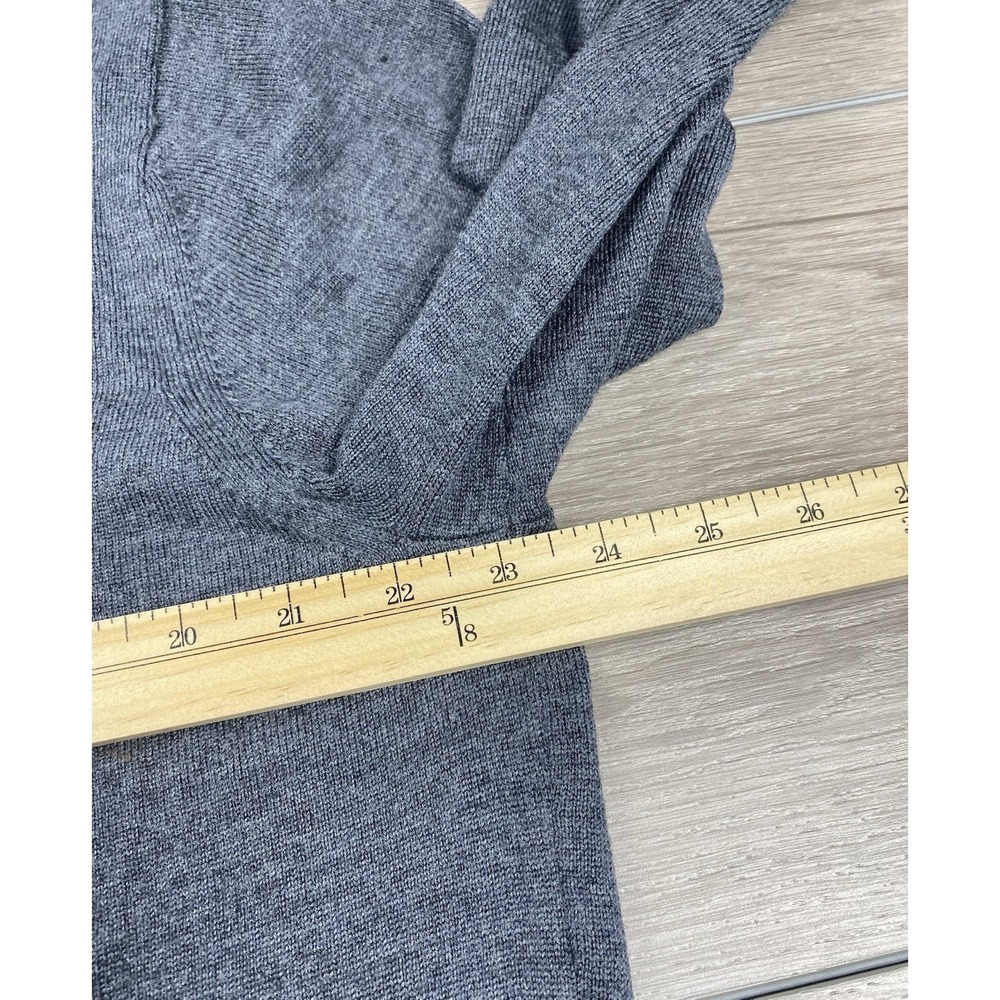 UNTUCKit Mens 1/4 Zip Merino Wool Pullover Casual Knit Sweater‎ Grey XL - Picture 6 of 7